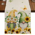 thumbnail image 1 of Table Runners 108 Inches Long Dress Scarves, Spring Gnomes Farmhouse Coffee/Dining/Kitchen Table Runner for Living Room, Retro Botanical Flowers Leaves Butterfly 13x108 Inch, 1 of 9