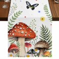thumbnail image 1 of Table Runners 108 Inches Long Dress Scarves, Spring Mushrooms Farmhouse Coffee/Dining/Kitchen Table Runner for Living Room, Farmhouse Pastoral Botanical Watercolor 13x108 Inch, 1 of 9