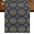 thumbnail image 1 of Table Runners 120 Inches Long Dress Scarves, Traditional Tribe Farmhouse Coffee/Dining/Kitchen Table Runner for Living Room, Retro Rustic Morocco Pattern 13x120 Inch, 1 of 9