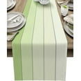 thumbnail image 1 of Table Runners 14X72 Inches Long, Pastel Green,Cotton Linen Farmhouse Retro Rustic Barn Wood Texture Tablecloths Non-Slip Party Table Decorations for Kitchen,Home,Dining,Outdoor,, 1 of 1