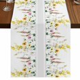 thumbnail image 1 of Table Runners 36 Inches Long Dress Scarves, Eucalyptus Leaves Farmhouse Kitchen Table Runner, Short Coffee Tablerunners, Spring Country Botanical Flowers Floral 13x36 Inch, 1 of 9