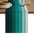 thumbnail image 1 of Table Runners 36 Inches Long Dress Scarves, Gradient Green Wood Farmhouse Kitchen/Dining Table Decor Table Runner, Short Coffee Tablerunners, Black Farmhouse Wooden Grain Country 13x36 Inch, 1 of 9