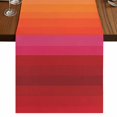 thumbnail image 1 of Table Runners 36 Inches Long Dress Scarves, Rainbow Striped Farmhouse Kitchen Table Runner, Short Coffee Tablerunners, Colorful Gradients Modern Abstract Art 13x36 Inch, 1 of 9