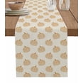 thumbnail image 1 of Table Runners 48 Inches Long Dress Scarves, Beige Pumpkins Fall Farmhouse Kitchen/Dining Table Runner, Short Coffee Tablerunners, Thanksgiving Botanical Modern Art 13x48 Inch, 1 of 7