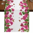 thumbnail image 1 of Table Runners 48 Inches Long Dress Scarves, Pink Spring Floral Farmhouse Kitchen/Dining Table Runner, Short Coffee Tablerunners, Butterfly Farmhouse 13x48 Inch, 1 of 9