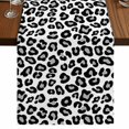 thumbnail image 1 of Table Runners 70 Inches Long Dress Scarves, Black Abstract Art Farmhouse Coffee/Dining/Kitchen Table Decor, Holiday Table Runner, Elegant Modern Art Luxury 13x70 Inch, 1 of 9
