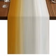 thumbnail image 1 of Table Runners 70 Inches Long Dress Scarves, Burnt Orange Beige Ombre Farmhouse Coffee/Dining/Kitchen Table Decor, Holiday Table Runner, Modern Abstract Art Texture 13x70 Inch, 1 of 9