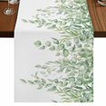 thumbnail image 1 of Table Runners 70 Inches Long Dress Scarves, Eucalyptus Leaves Farmhouse Coffee/Dining/Kitchen Table Decor, Holiday Table Runner, Green Summer Botanical Weeping 13x70 Inch, 1 of 9