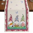 thumbnail image 1 of Table Runners 70 Inches Long Dress Scarves, Gnomes Easter Farmhouse Coffee/Dining/Kitchen Table Decor, Holiday Table Runner, Eggs Tulips Spring Floral Rustic 13x70 Inch, 1 of 9