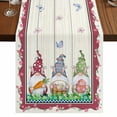 thumbnail image 1 of Table Runners 70 Inches Long Dress Scarves, Gnomes Easter Farmhouse Coffee/Dining/Kitchen Table Decor, Holiday Table Runner, Eggs Tulips Spring Floral Wooden 13x70 Inch, 1 of 9