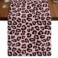 thumbnail image 1 of Table Runners 70 Inches Long Dress Scarves, Pink Black Farmhouse Coffee/Dining/Kitchen Table Decor, Holiday Table Runner, Elegant Modern Abstract Art Luxury 13x70 Inch, 1 of 9