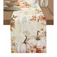 thumbnail image 1 of Table Runners 70 Inches Long Dress Scarves, Pink Orange Pumpkins Fall Farmhouse Coffee/Dining/Kitchen Table Decor, Holiday Table Runner, Thanksgiving Leaves Floral Autumn 13x70 Inch, 1 of 7
