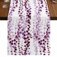 thumbnail image 1 of Table Runners 70 Inches Long Dress Scarves, Purple Weeping Eucalyptus Farmhouse Coffee/Dining/Kitchen Table Decor, Holiday Table Runner, Spring Summer Farmhouse Leaves 13x70 Inch, 1 of 9