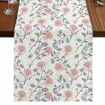 thumbnail image 1 of Table Runners 70 Inches Long Dress Scarves, Red Blue Spring Floral Farmhouse Coffee/Dining/Kitchen Table Decor, Holiday Table Runner, Flowers Leaves Pastoral Botanical 13x70 Inch, 1 of 9
