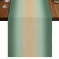 thumbnail image 1 of Table Runners 70 Inches Long Dress Scarves, Sage Green Ombre Farmhouse Coffee/Dining/Kitchen Table Decor, Holiday Table Runner, Modern Yellow Gradient Farmhouse Art 13x70 Inch, 1 of 9