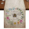 thumbnail image 1 of Table Runners 70 Inches Long Dress Scarves, Spring Daisy Farmhouse Coffee/Dining/Kitchen Table Decor, Holiday Table Runner, Pink Flowers Wreath Leaves Farmhouse Vintage 13x70 Inch, 1 of 9