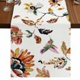 thumbnail image 1 of Table Runners 70 Inches Long Dress Scarves, Spring Floral Farmhouse Coffee/Dining/Kitchen Table Decor, Holiday Table Runner, Summer Botanical Flowers Vintage Birds 13x70 Inch, 1 of 9
