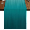 thumbnail image 1 of Table Runners 70 Inches Long Dress Scarves, Teal Ombre Farmhouse Coffee/Dining/Kitchen Table Decor, Holiday Table Runner, Contemporary Gradient Abstract Art 13x70 Inch, 1 of 9