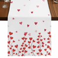 thumbnail image 1 of Table Runners 70 Inches Long Dress Scarves, Valentine's Day Farmhouse Coffee/Dining/Kitchen Table Decor, Holiday Table Runner, Red Love Branches Modern Minimalism 13x70 Inch, 1 of 9