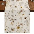 thumbnail image 1 of Table Runners 70 Inches Long Dress Scarves, Vintage Spring Floral Farmhouse Coffee/Dining/Kitchen Table Decor, Holiday Table Runner, Summer Botanical Rustic 13x70 Inch, 1 of 9