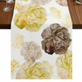 thumbnail image 1 of Table Runners 70 Inches Long Dress Scarves, Yellow Ombre Spring Floral Farmhouse Coffee/Dining/Kitchen Table Decor, Holiday Table Runner, Summer Botanical Flowers 13x70 Inch, 1 of 9