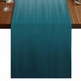 thumbnail image 1 of Table Runners 72 Inches Long Dress Scarves, Blue Ombre Farmhouse Kitchen Table Runner, Coffee Tablerunners, Contemporary Gradient Abstract Art 18x72 Inch, 1 of 9