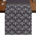 thumbnail image 1 of Table Runners 72 Inches Long Dress Scarves, Boho Purple Flower Farmhouse Kitchen/Dining Table Runner, Coffee Tablerunners, Abstract Bohemia Pesley Floral 16x72 Inch, 1 of 9