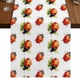 thumbnail image 1 of Table Runners 72 Inches Long Dress Scarves, Cute Ladybugs Farmhouse Kitchen/Dining Table Runner, Coffee Tablerunners, Spring Botanical Leaves Farmhouse 14x72 Inch, 1 of 9