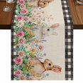 thumbnail image 1 of Table Runners 72 Inches Long Dress Scarves, Easter Bunny Farmhouse Kitchen/Dining Table Runner, Coffee Tablerunners, Spring Flowers Leaves Cute Rabbits Pastoral Plants 14x72 Inch, 1 of 9
