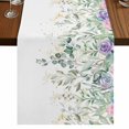 thumbnail image 1 of Table Runners 72 Inches Long Dress Scarves, Eucalyptus Leaves Farmhouse Kitchen Table Runner, Coffee Tablerunners, Sage Green Weeping Summer Botanical 14x72 Inch, 1 of 9