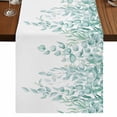 thumbnail image 1 of Table Runners 72 Inches Long Dress Scarves, Eucalyptus Leaves Farmhouse Kitchen Table Runner, Coffee Tablerunners, Turquoise Summer Botanical Weeping 14x72 Inch, 1 of 9