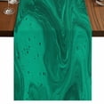 thumbnail image 1 of Table Runners 72 Inches Long Dress Scarves, Green Marble Farmhouse Kitchen Table Runner, Coffee Tablerunners, Modern Farmhouse Gradient Abstract Fluid Art 18x72 Inch, 1 of 9