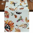 thumbnail image 1 of Table Runners 72 Inches Long Dress Scarves, Green Spring Floral Farmhouse Kitchen/Dining Table Runner, Coffee Tablerunners, Summer Botanical Vintage Birds 14x72 Inch, 1 of 9