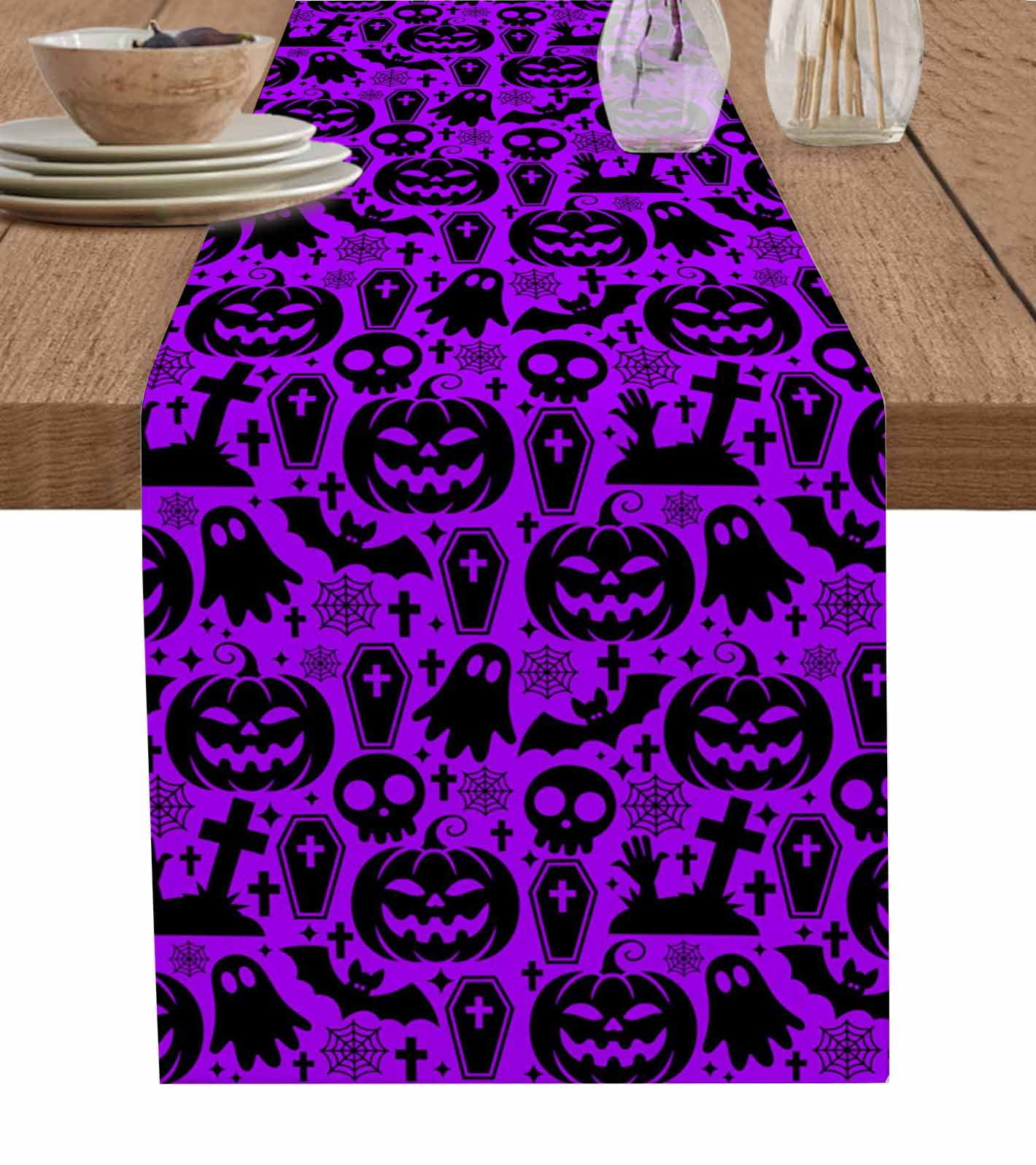 Table Runners 72 Inches Long Dress Scarves, Halloween Farmhouse Kitchen ...