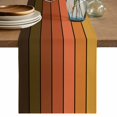 thumbnail image 1 of Table Runners 72 Inches Long Dress Scarves, Orange Gradient Wooden Plank Farmhouse Kitchen/Dining Table Decor Table Runner, Coffee Tablerunners, Farmhouse Country Wood Grain 13x72 Inch, 1 of 9