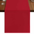 thumbnail image 1 of Table Runners 72 Inches Long Dress Scarves, Pure Red Farmhouse Kitchen/Dining Table Runner, Coffee Tablerunners, Simple Solid Color 18x72 Inch, 1 of 9