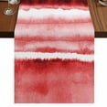thumbnail image 1 of Table Runners 72 Inches Long Dress Scarves, Red Ombre Farmhouse Kitchen Table Runner, Coffee Tablerunners, Modern Abstract Art Farmhouse 14x72 Inch, 1 of 9