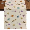 thumbnail image 1 of Table Runners 72 Inches Long Dress Scarves, Spring Flowers Farmhouse Kitchen/Dining Table Runner, Coffee Tablerunners, Vintage Wildflowers Country Pastoral Plants 18x72 Inch, 1 of 9
