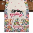 thumbnail image 1 of Table Runners 72 Inches Long Dress Scarves, Spring Gnomes Farmhouse Kitchen/Dining Table Runner, Coffee Tablerunners, Farmhhouse Floral Botanical Rustic 18x72 Inch, 1 of 9