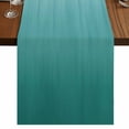 thumbnail image 1 of Table Runners 72 Inches Long Dress Scarves, Teal Green Ombre Farmhouse Kitchen Table Runner, Coffee Tablerunners, Contemporary Gradient Abstract Art 18x72 Inch, 1 of 9
