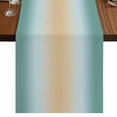 thumbnail image 1 of Table Runners 72 Inches Long Dress Scarves, Teal Ombre Farmhouse Kitchen/Dining Table Runner, Coffee Tablerunners, Modern Yellow Gradient Farmhouse Art 18x72 Inch, 1 of 9