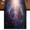 thumbnail image 1 of Table Runners 72 Inches Long Dress Scarves, Universe Explosion Farmhouse Kitchen/Dining Table Runner, Coffee Tablerunners, Modern Abstract Galaxy Universe 13x72 Inch, 1 of 9