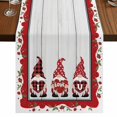 thumbnail image 1 of Table Runners 72 Inches Long Dress Scarves, Valentine's Day Farmhouse Kitchen Table Runner, Coffee Tablerunners, Vintage Love Heart Romantic Roses Gnomes 16x72 Inch, 1 of 9