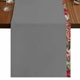 thumbnail image 1 of Table Runners 72 Inches Long Dress Scarves, Valentine's Day Farmhouse Kitchen Table Runner, Coffee Tablerunners, Watercolor Roses Leaves Flowers Spring Beige 14x72 Inch, 1 of 9