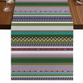 thumbnail image 1 of Table Runners 90 Inches Long Dress Scarves, Bohemian Farmhouse Coffee/Dining/Kitchen Table Runner for Living Room, Boho Modern Abstract Minimalist Paisley Green 13x90 Inch, 1 of 9