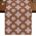 thumbnail image 1 of Table Runners 90 Inches Long Dress Scarves, Brown Floral Farmhouse Coffee/Dining/Kitchen Table Runner for Living Room, Spring Flowers Modern Abstract Art Farmhouse 13x90 Inch, 1 of 9
