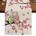 thumbnail image 1 of Table Runners 90 Inches Long Dress Scarves, Easter Farmhouse Coffee/Dining/Kitchen Table Runner for Living Room, Country Spring Gnomes Flowers Colorful Eggs Retro 13x90 Inch, 1 of 9