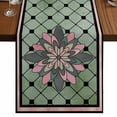 thumbnail image 1 of Table Runners 90 Inches Long Dress Scarves, Farmhouse Flowers Farmhouse Coffee/Dining/Kitchen Table Runner for Living Room, Ethnic Retro Abstract Pattern Lattice 13x90 Inch, 1 of 9