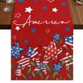 thumbnail image 1 of Table Runners 90 Inches Long Dress Scarves, Independence Day Farmhouse Coffee/Dining/Kitchen Table Runner for Living Room, 4th of July Red Striped Stars Patriotic 13x90 Inch, 1 of 9