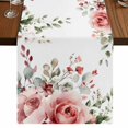 thumbnail image 1 of Table Runners 90 Inches Long Dress Scarves, Pink Valentine's Day Farmhouse Coffee/Dining/Kitchen Table Runner for Living Room, Romantic Roses Spring Floral 13x90 Inch, 1 of 9